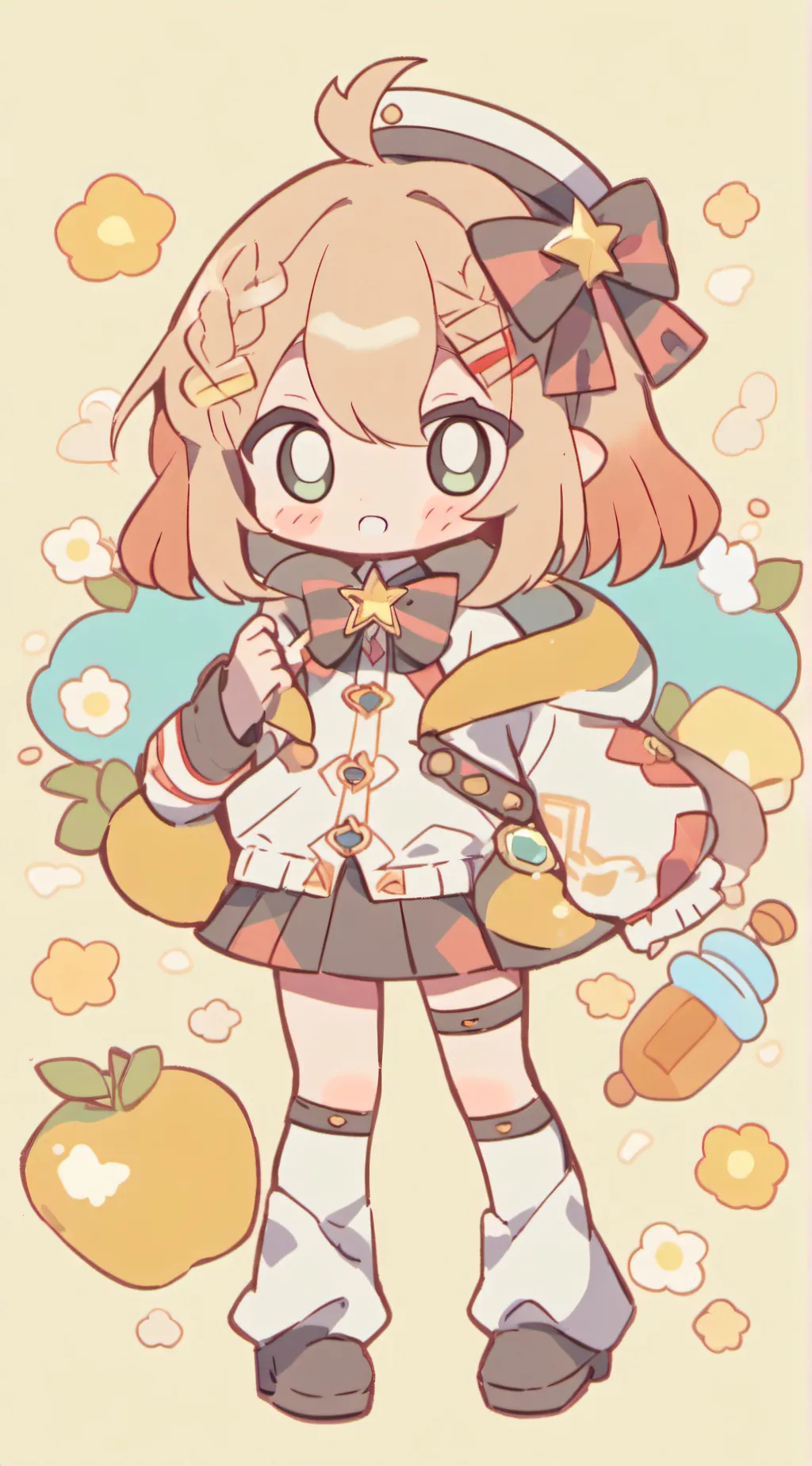 ai character: baby background