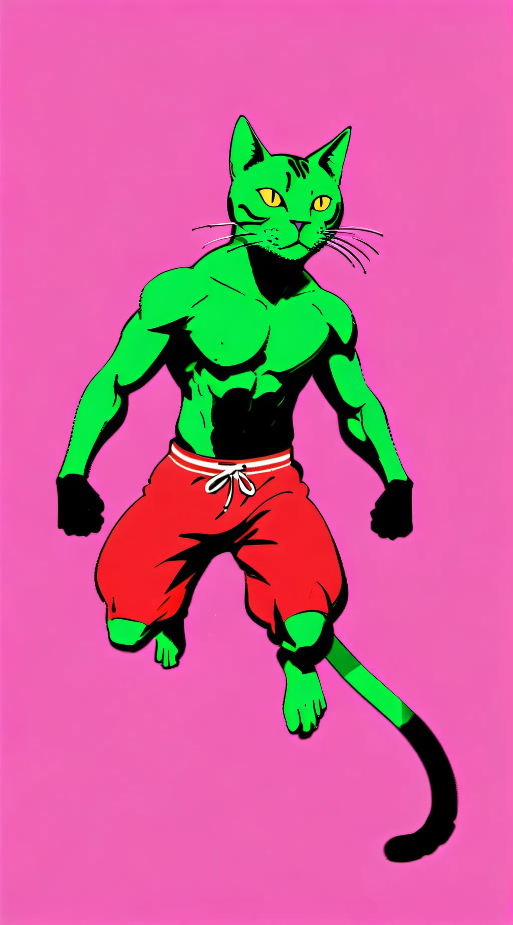 ai character: Strong Legend  background