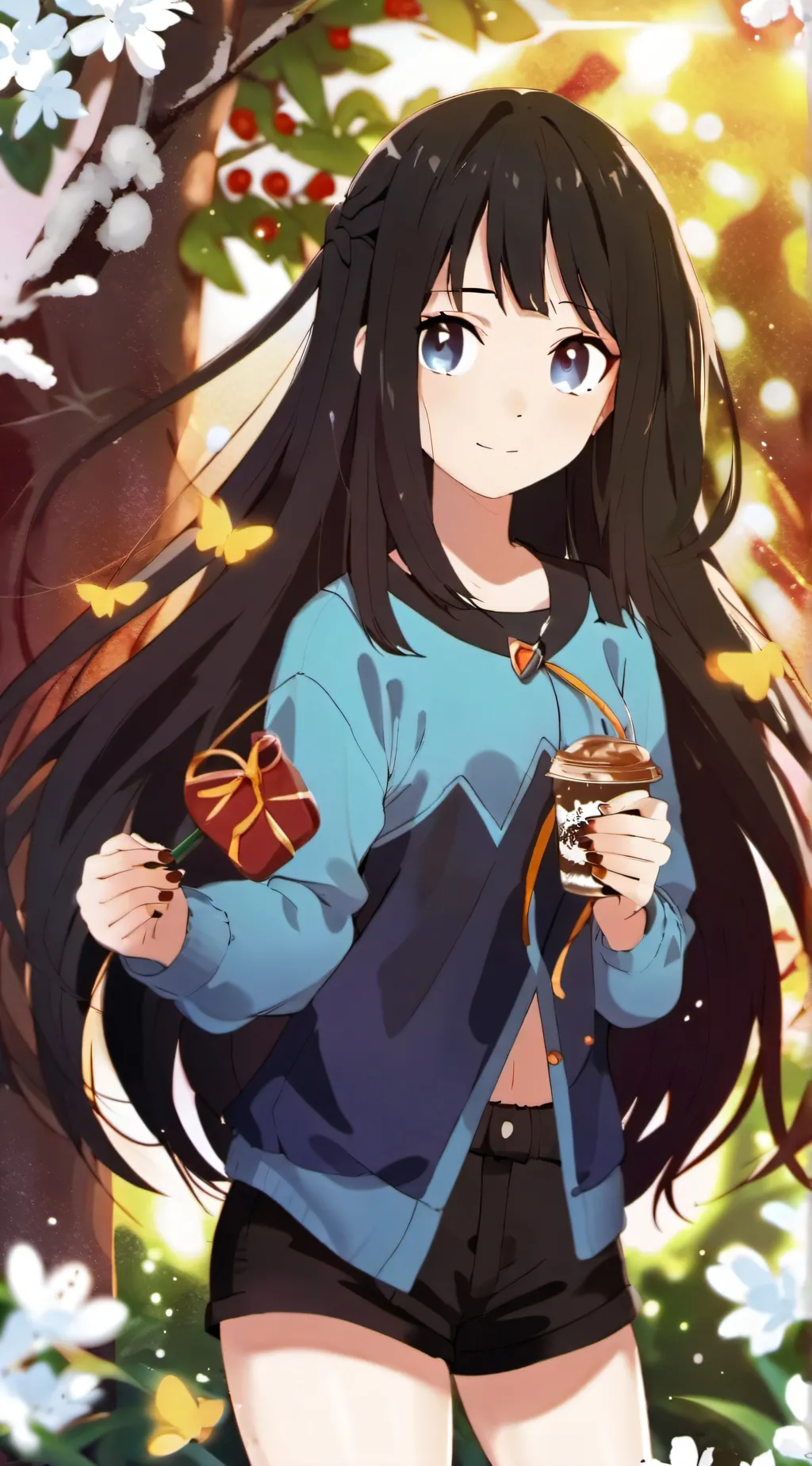 ai character: Luna background