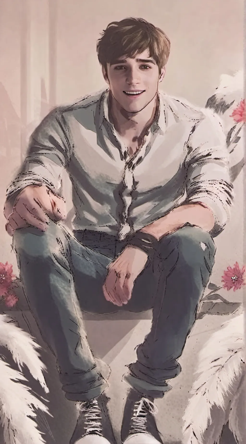 ai character: Noah😍 background