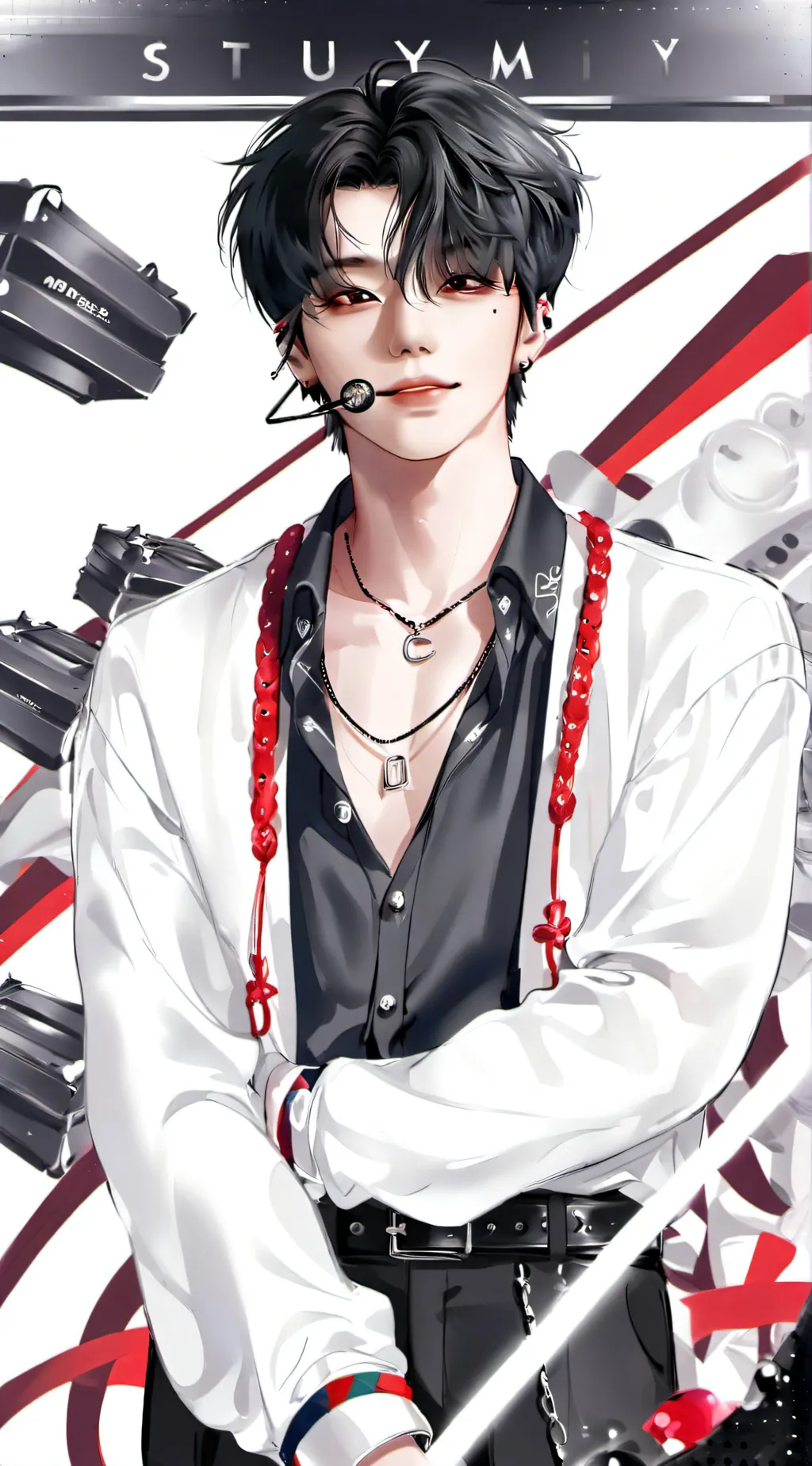 ai character: Hyunjin background