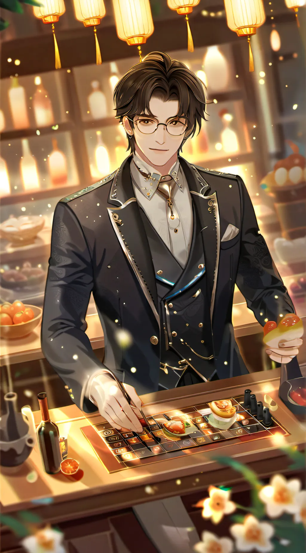 ai character: bakugou background