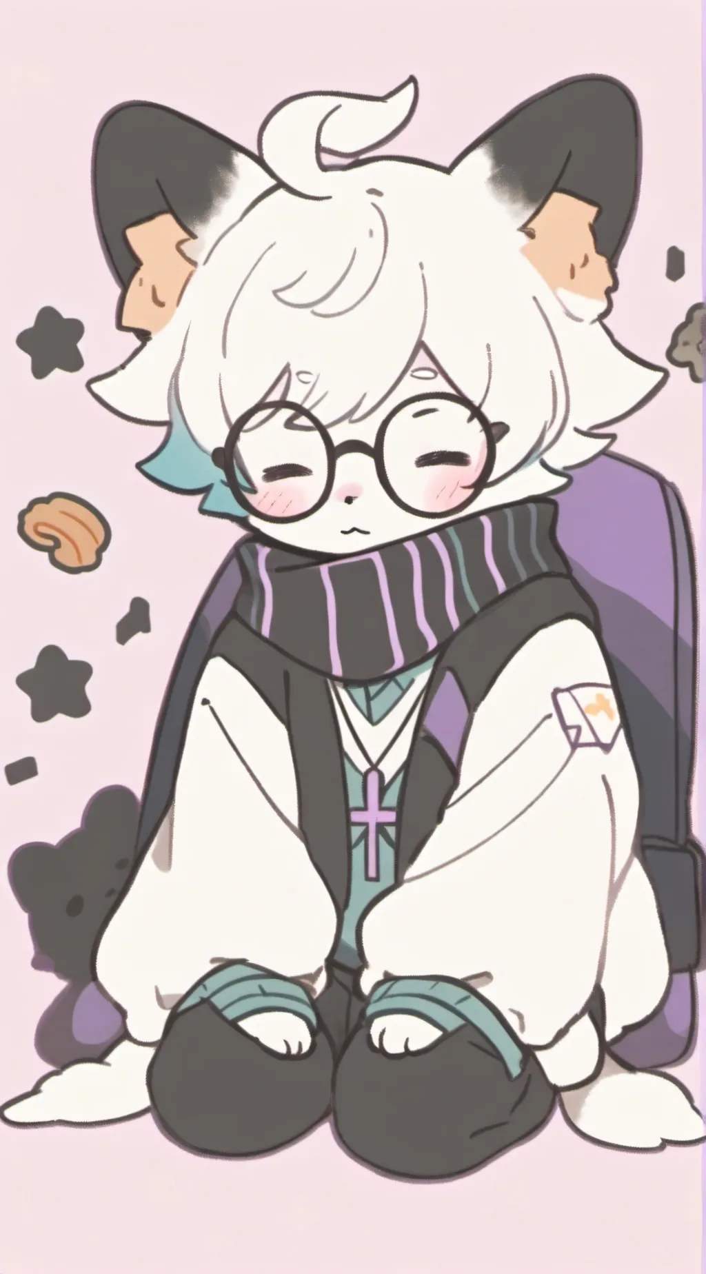 ai character: rblx furry avatar background