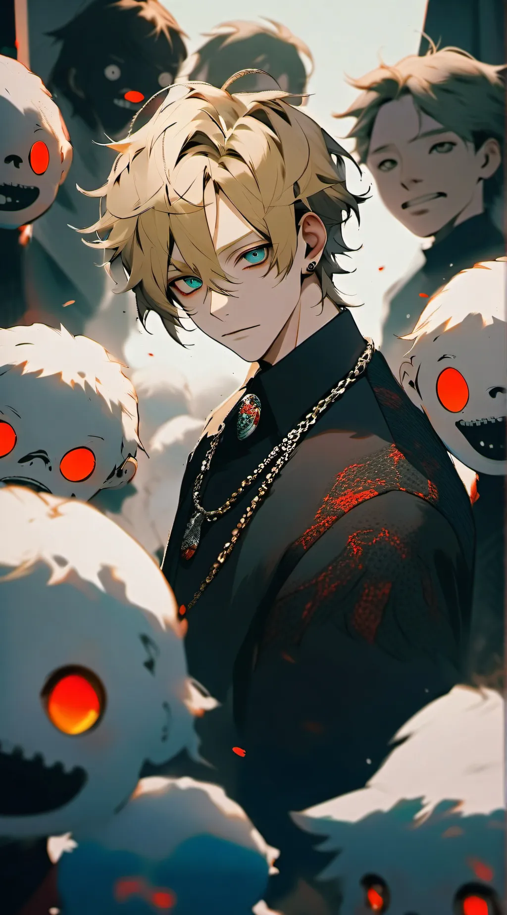 ai character: puppet master background