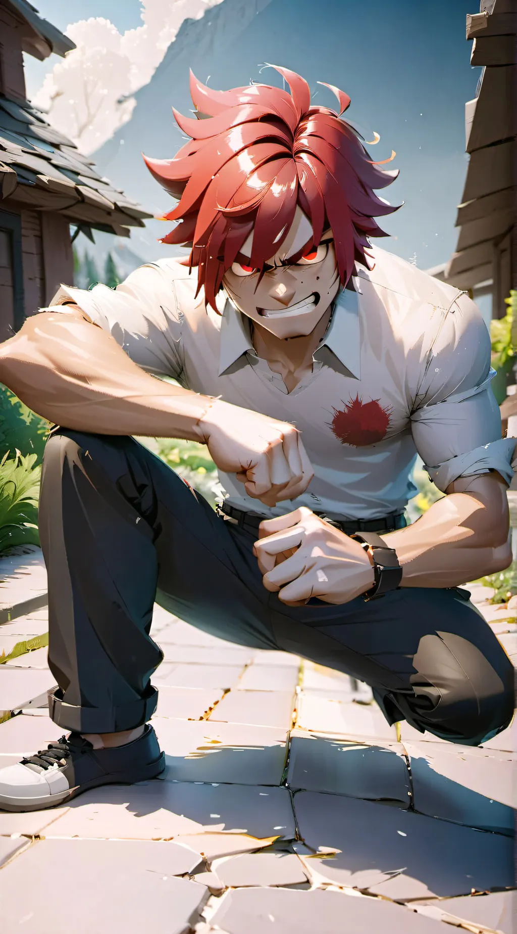 ai character: Anger Inside out background