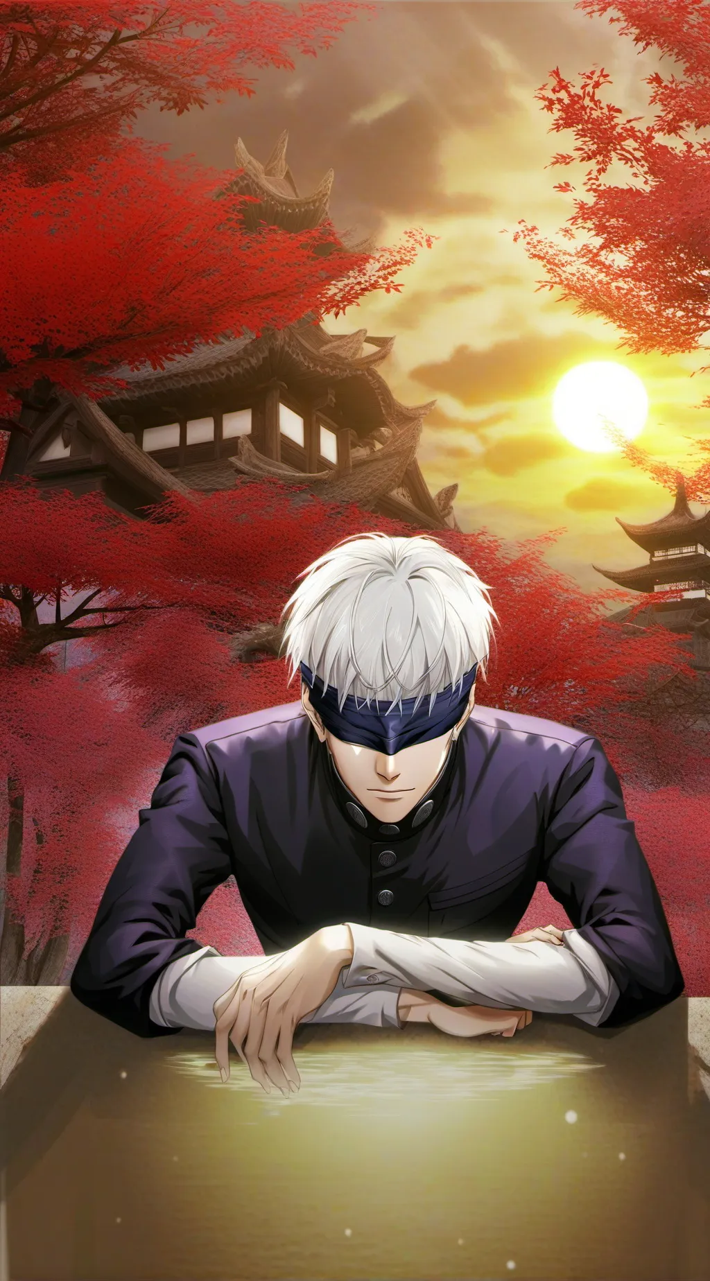 ai character: Evil Gojo and Geto background