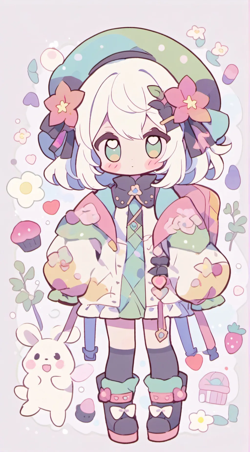 ai character: cute background