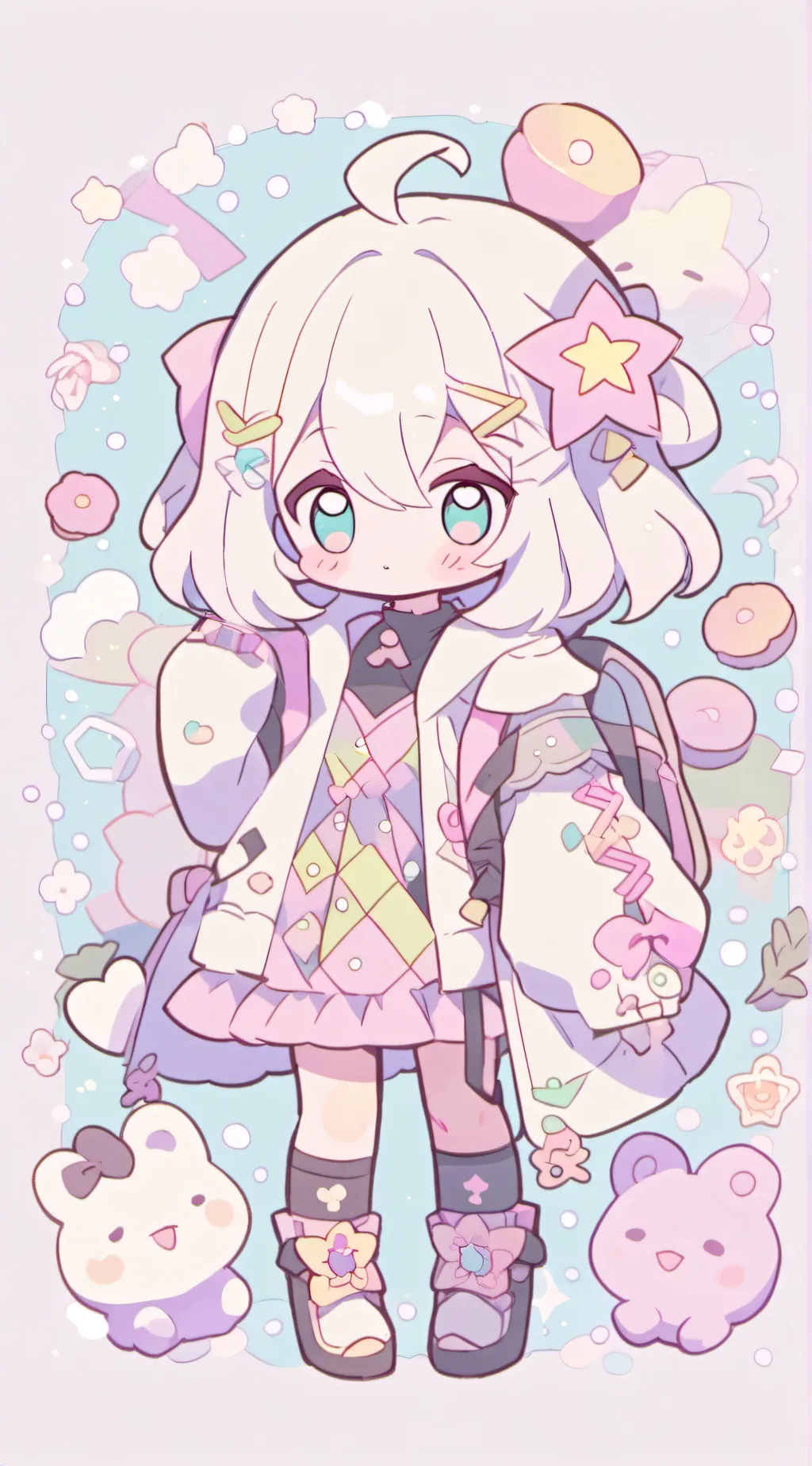 ai character: meh background