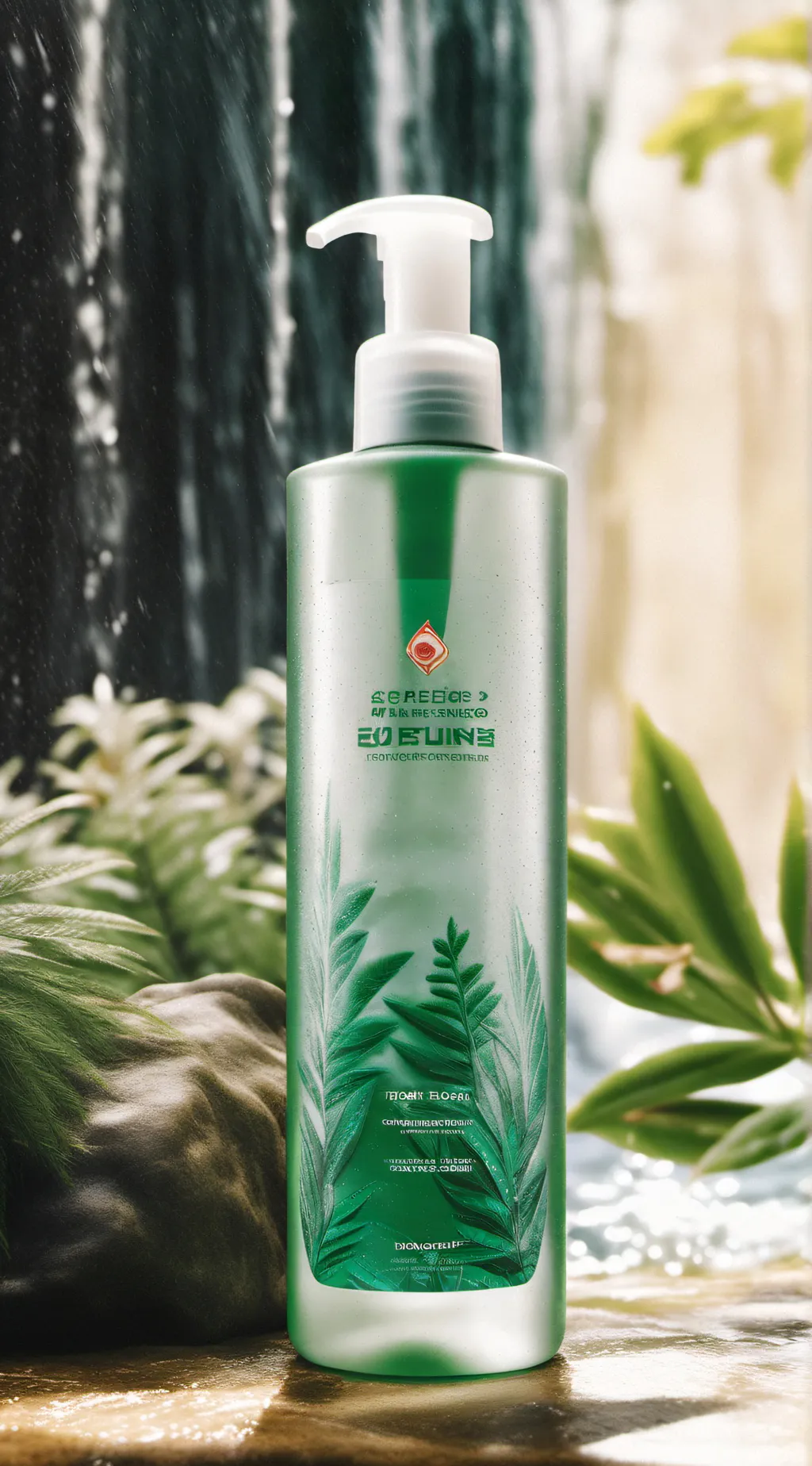 ai character: shampoo background