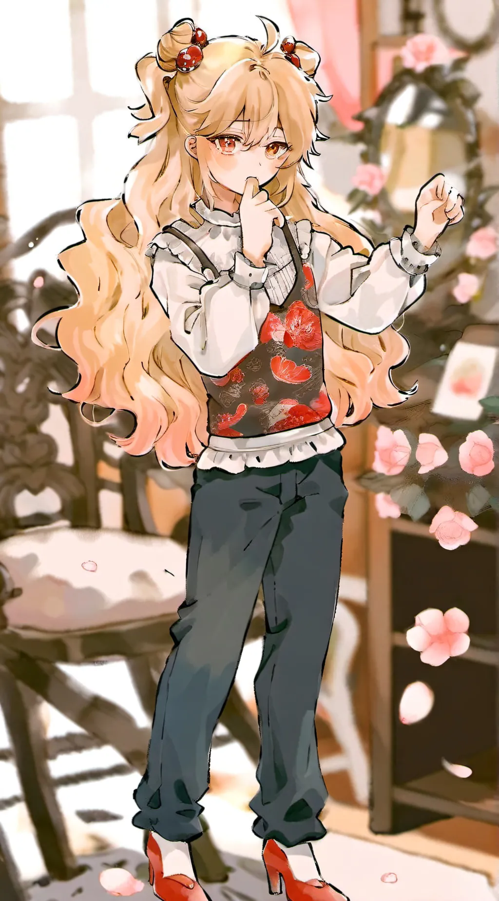 ai character: Lily background