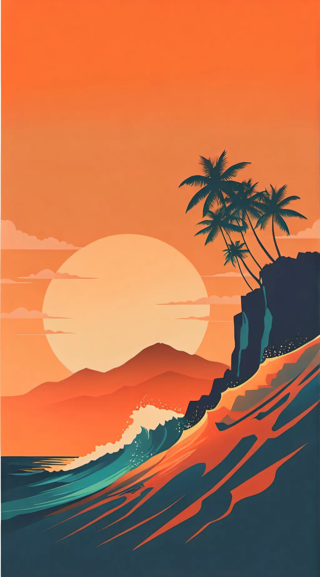 ai character: mha (at the Beach) background