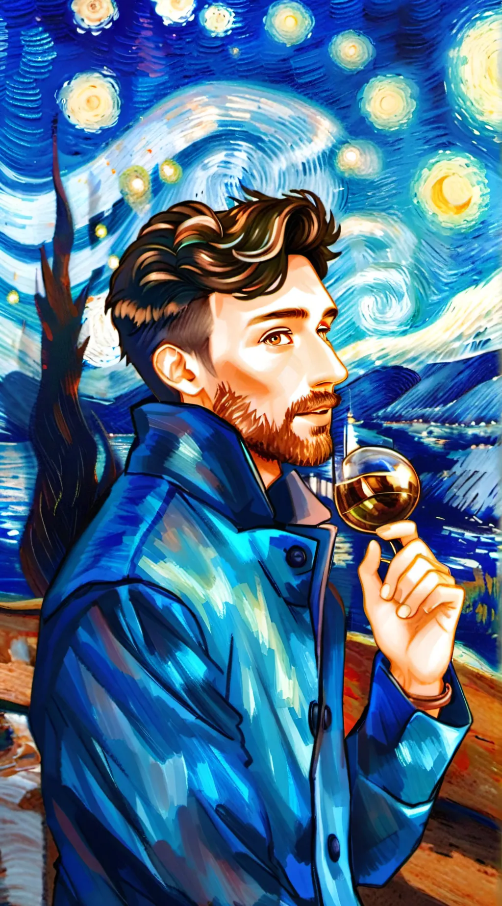 ai character: LUICFER background