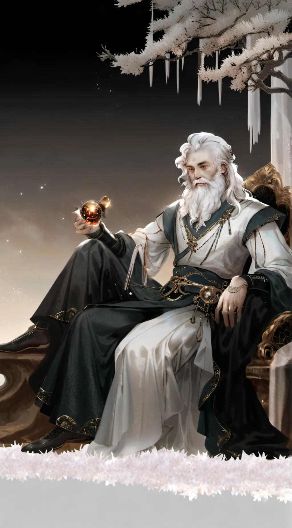 ai character: shampoo background