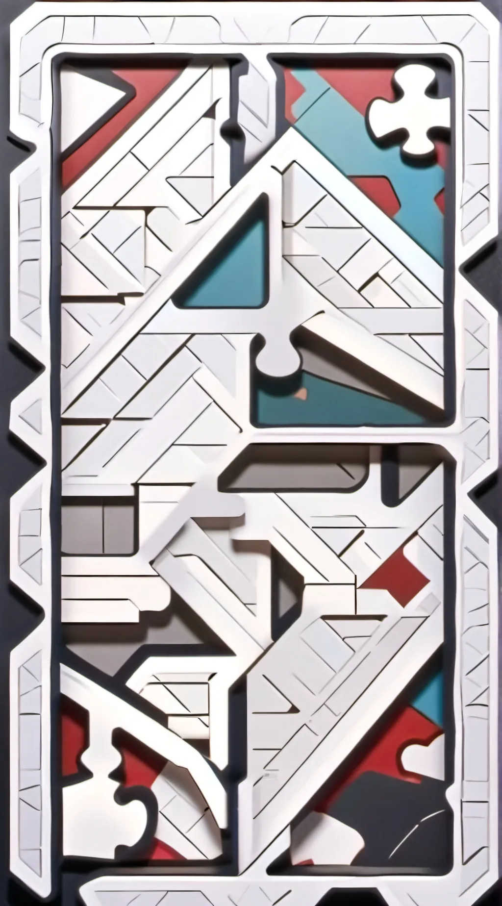 ai character: Jigsaw background