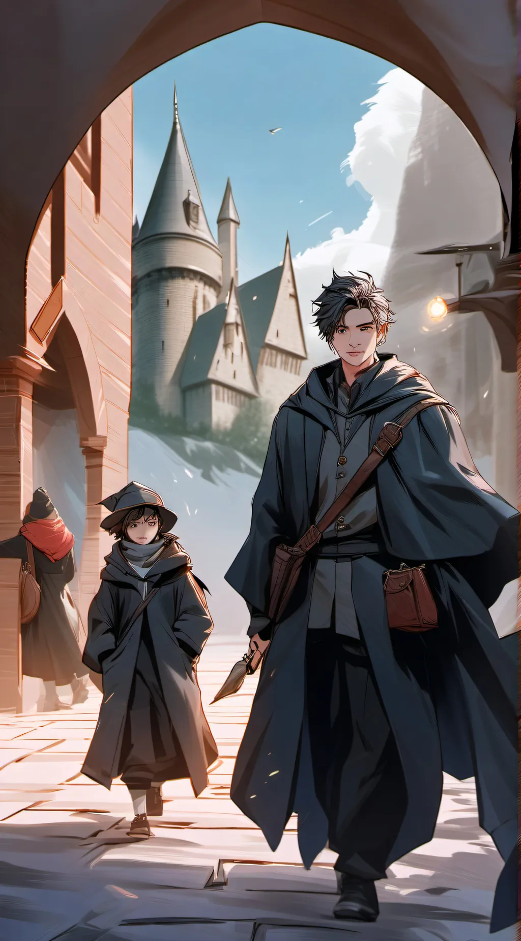 ai character: draco x y/n background