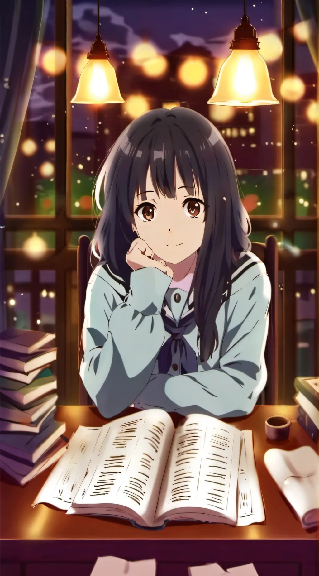 ai character: Leah background