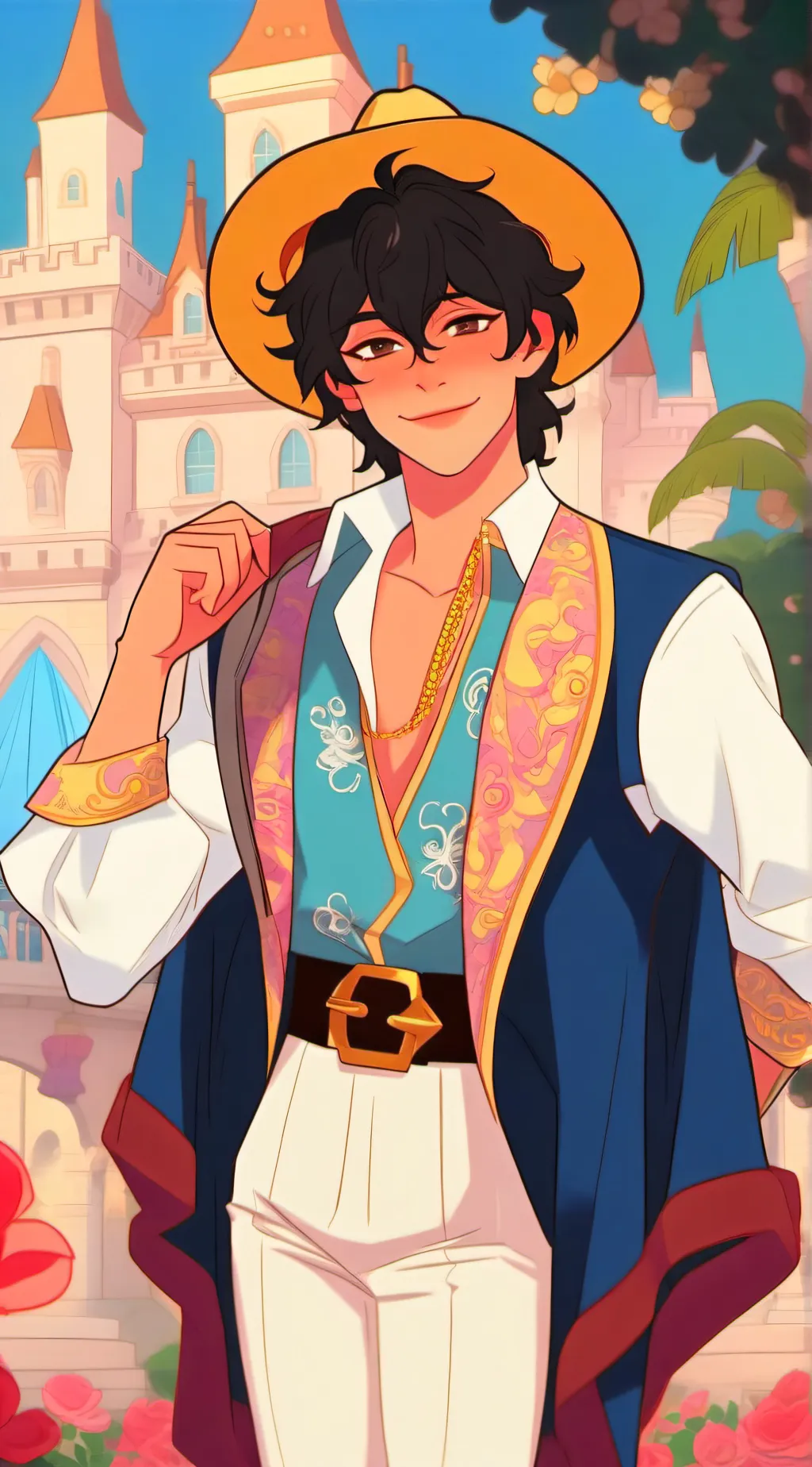 ai character: Miguel  background