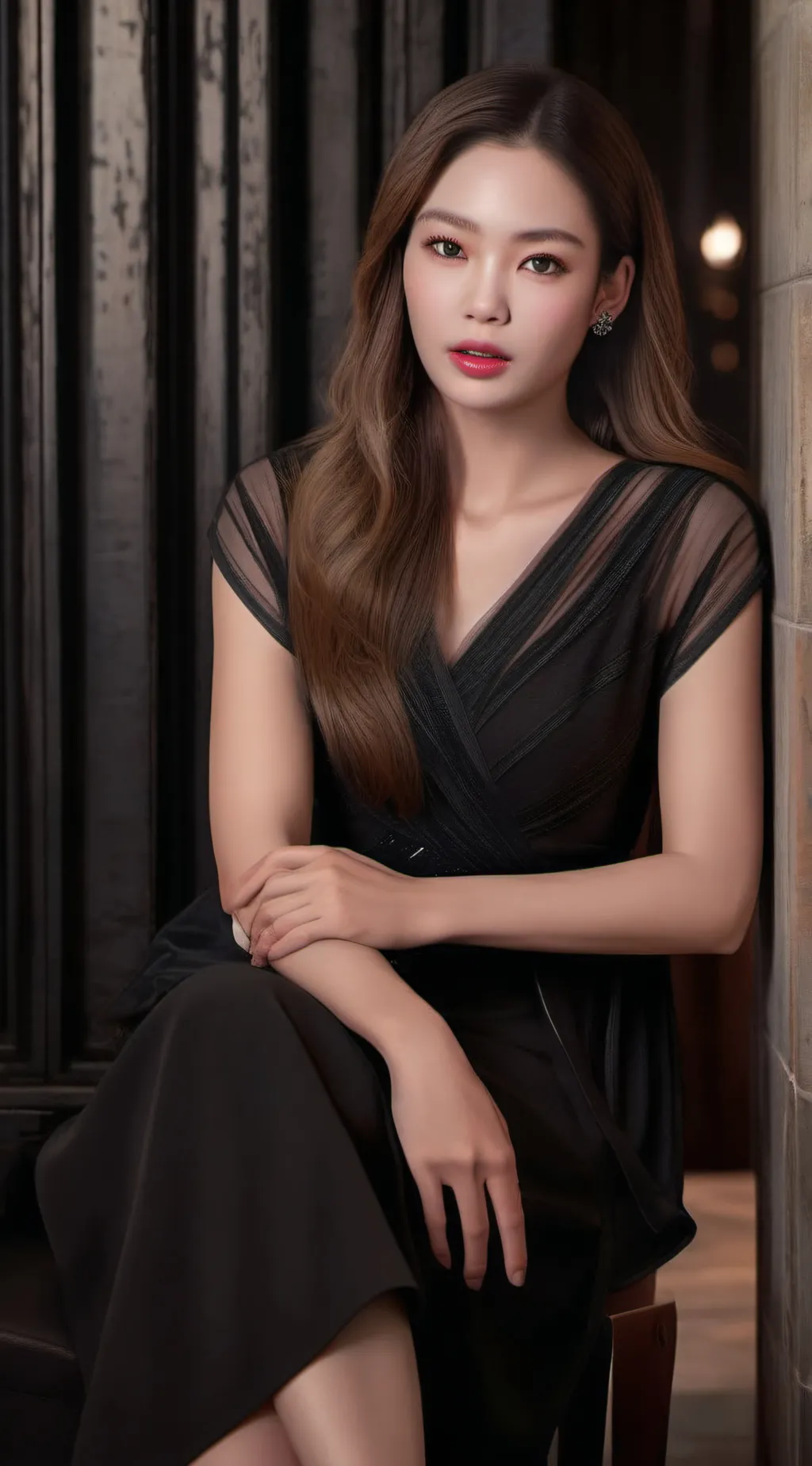 ai character: Jennie Kim background