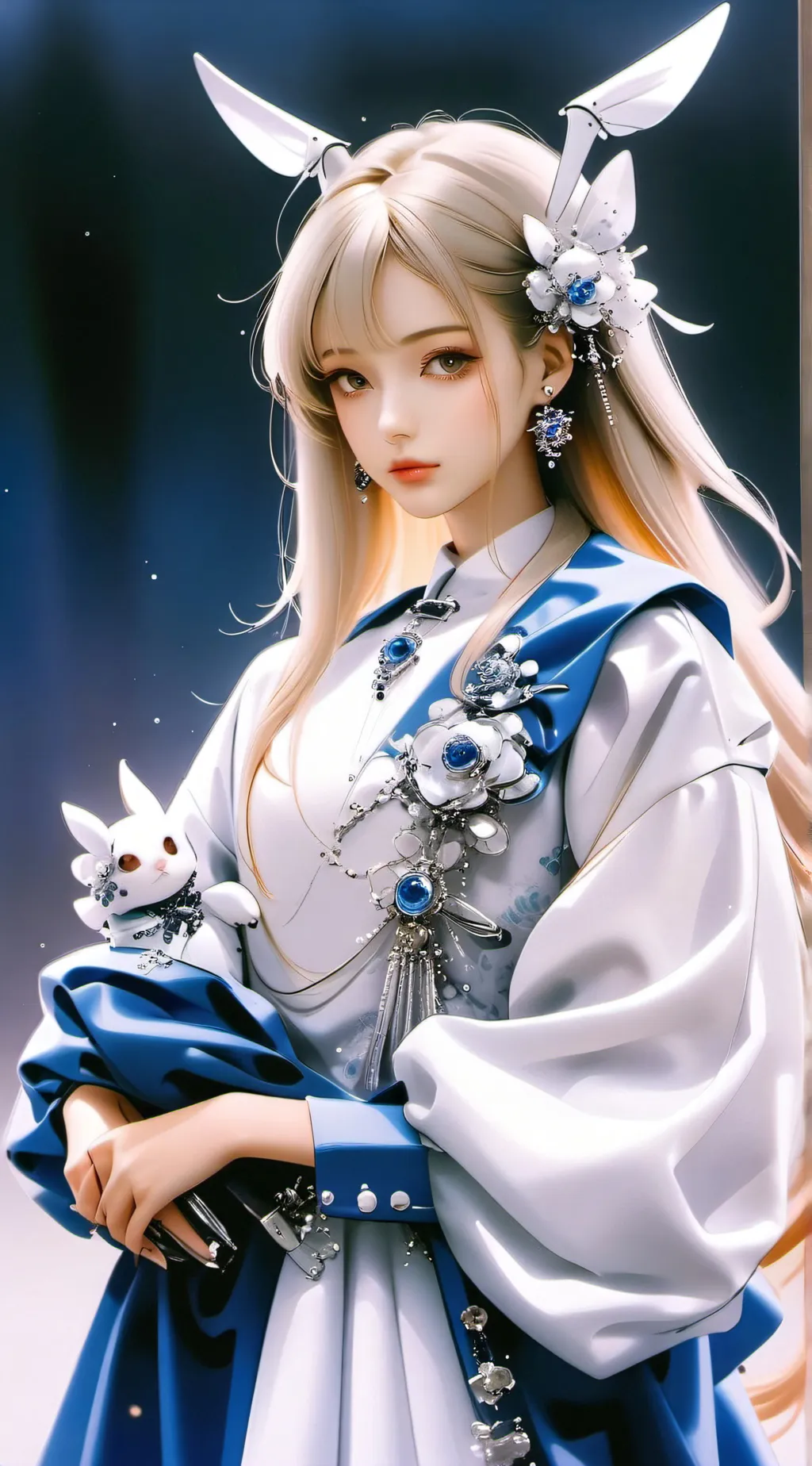 ai character: Nancy  background