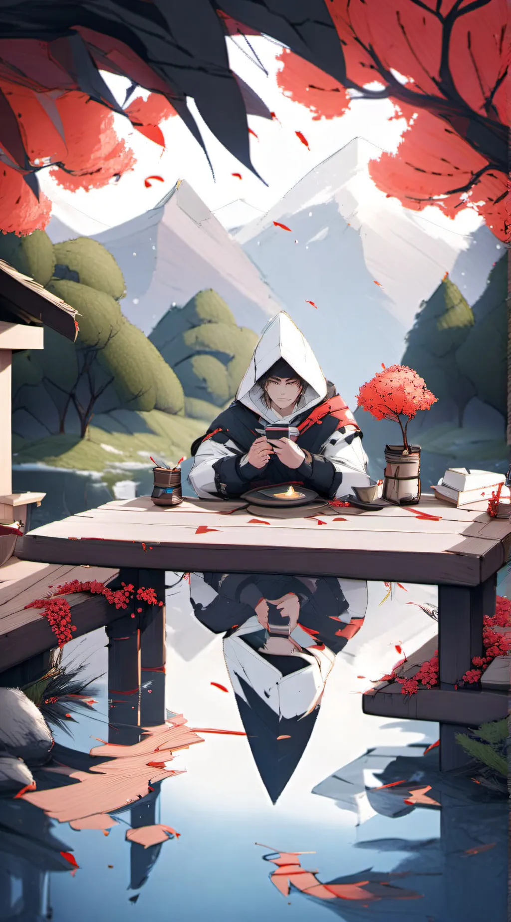 ai character: Dsmp simp background