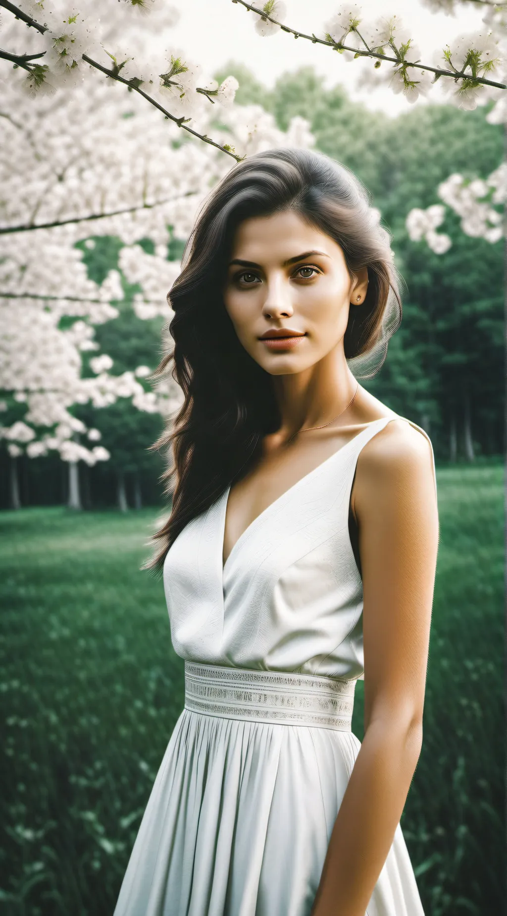 ai character: Weird ahh gurl.. background