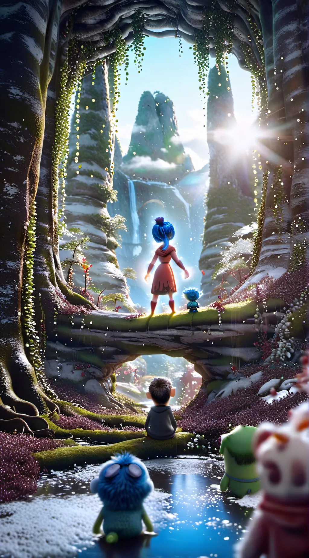 ai character: INSIDE OUT 2 background