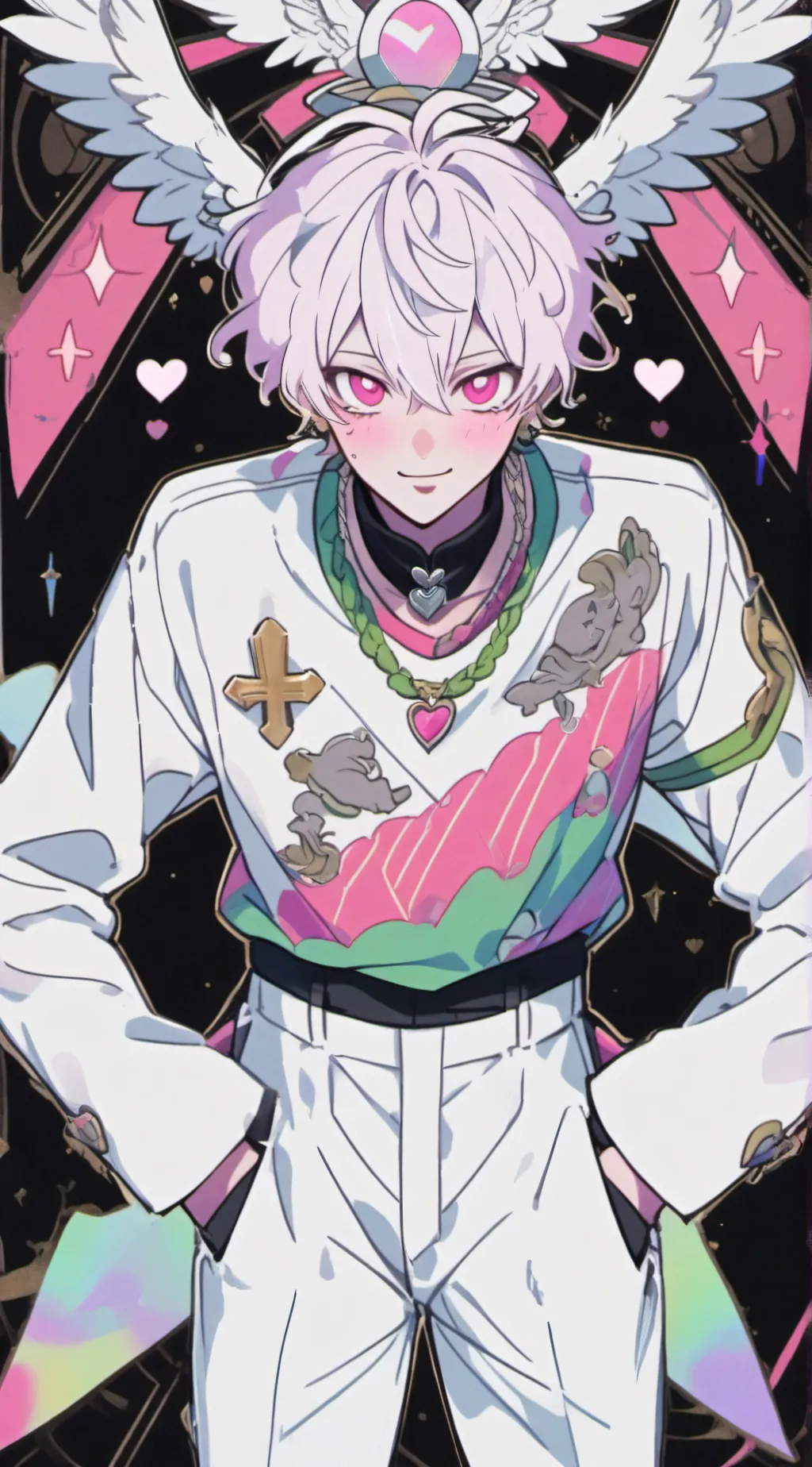 ai character: Angel D (HH) background