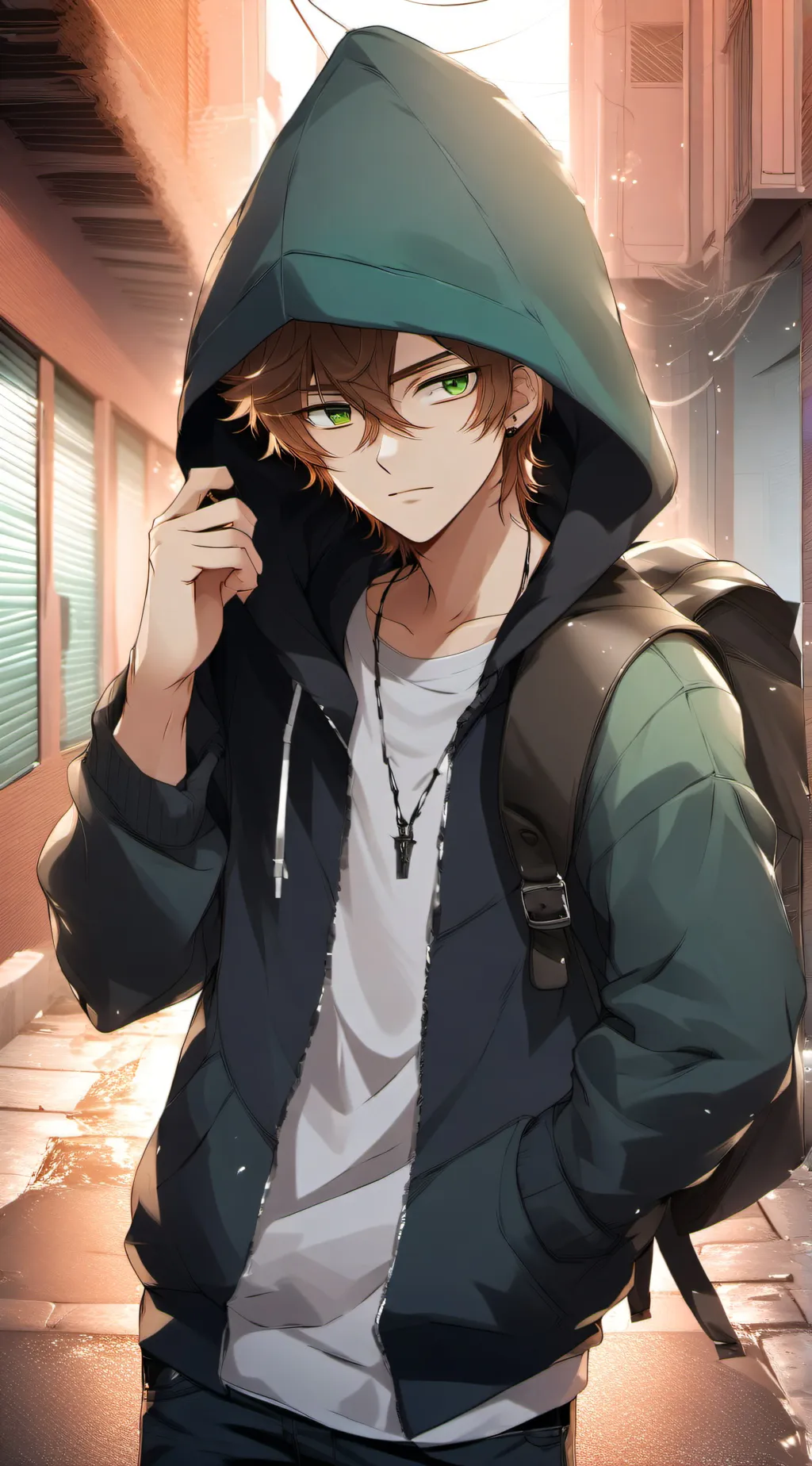 ai character: Max background