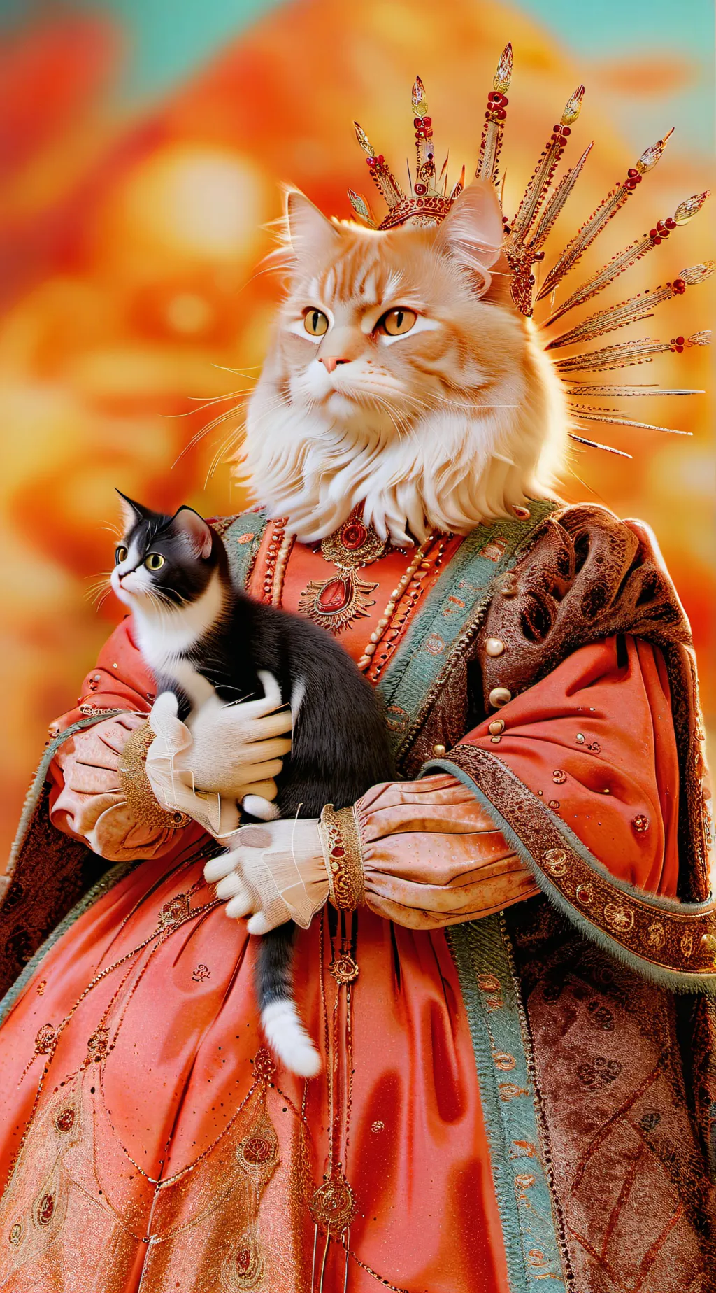 ai character: Queen Nala background