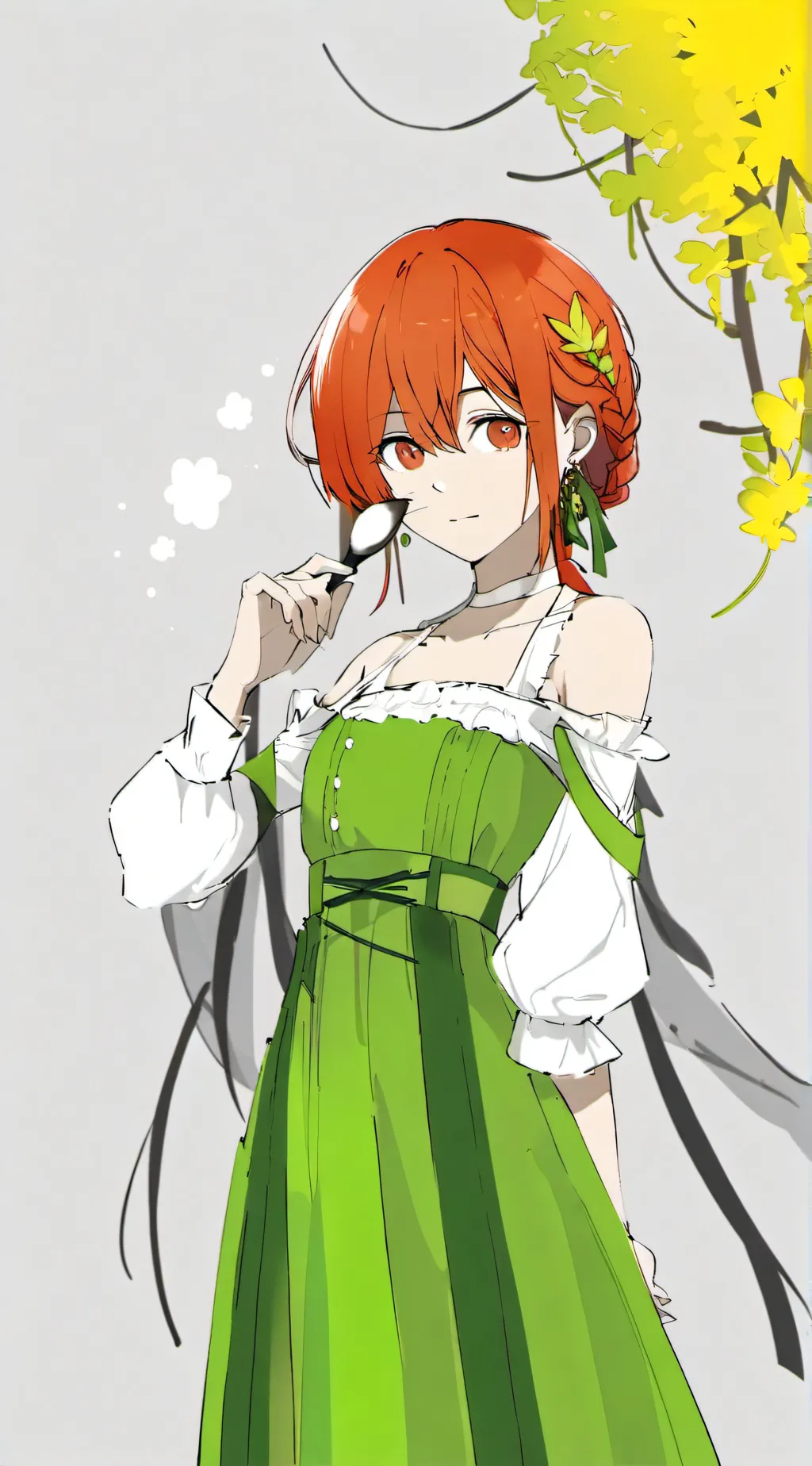 ai character: Rose background