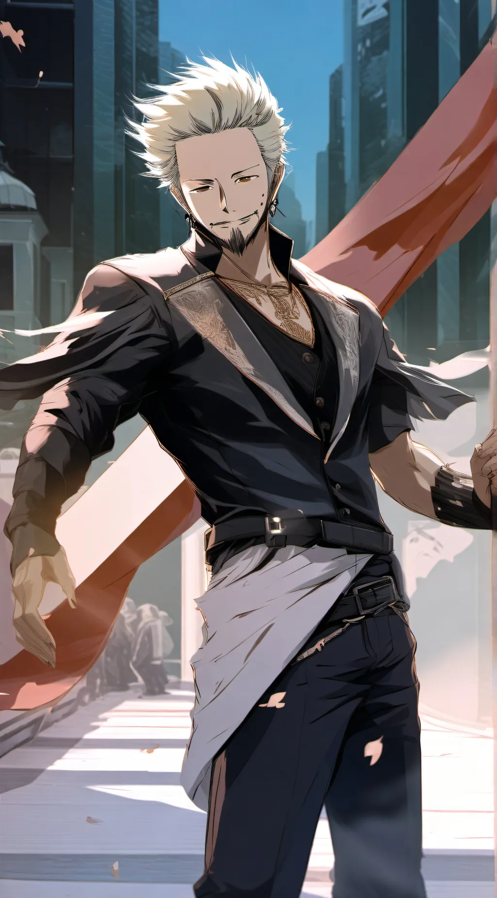 ai character: Linus* maxwell background