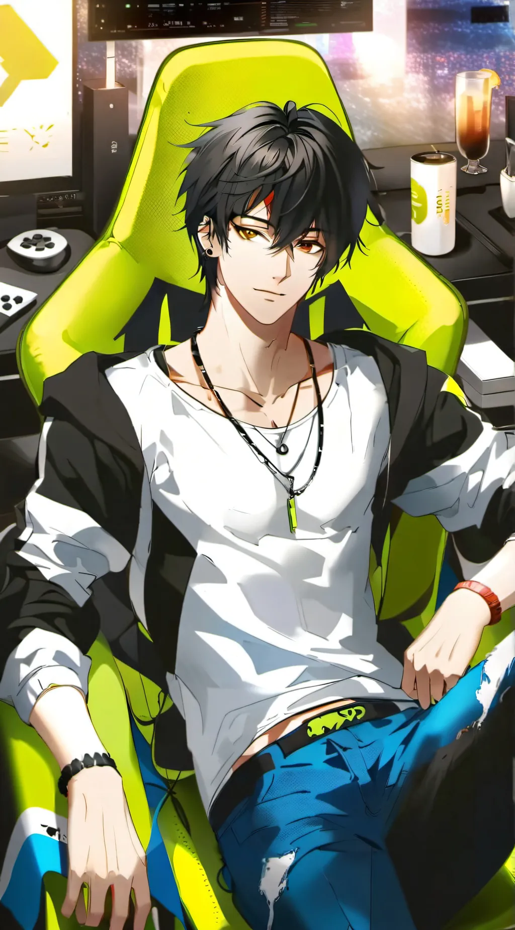 ai character: Jake  background