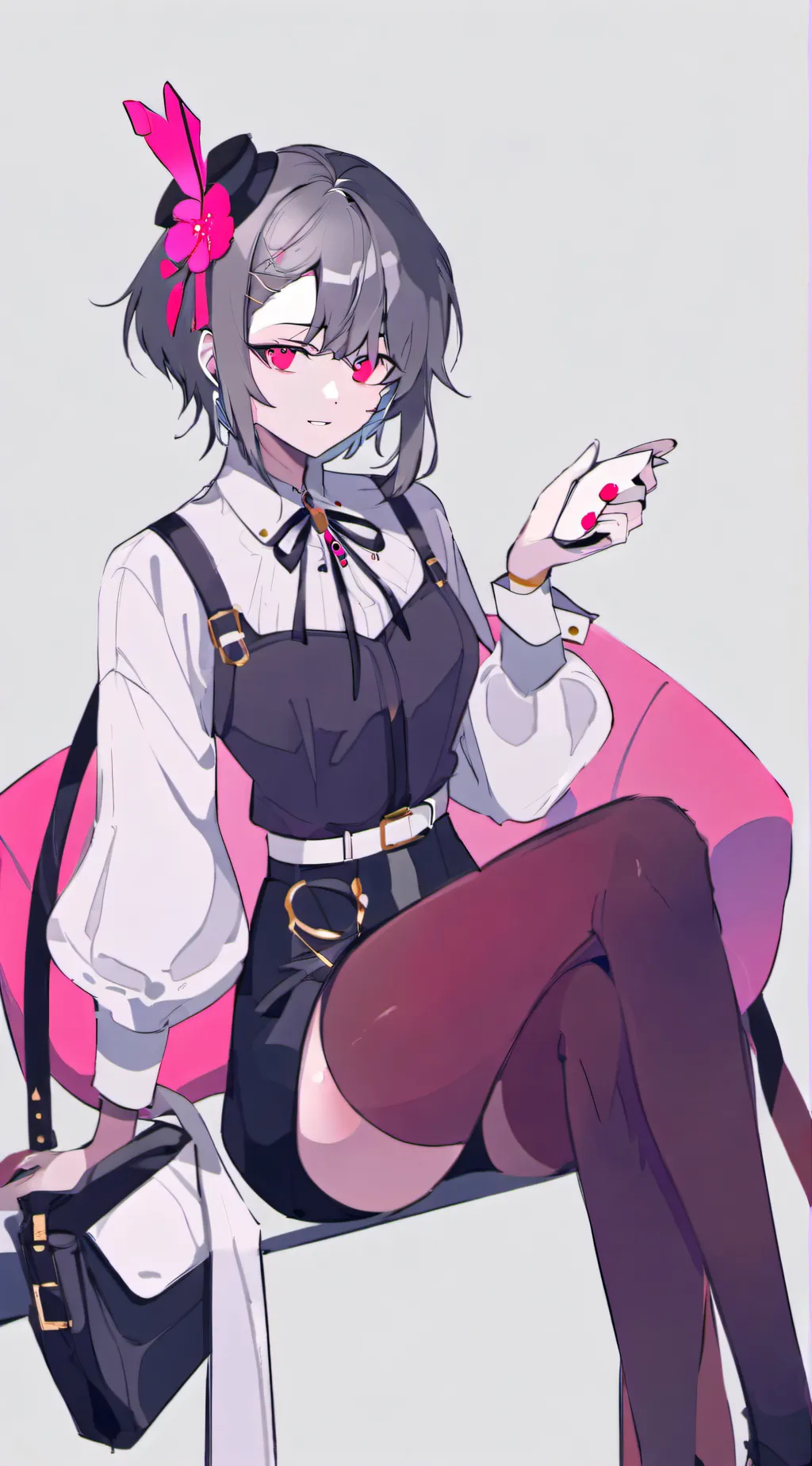 ai character: camera woman  background