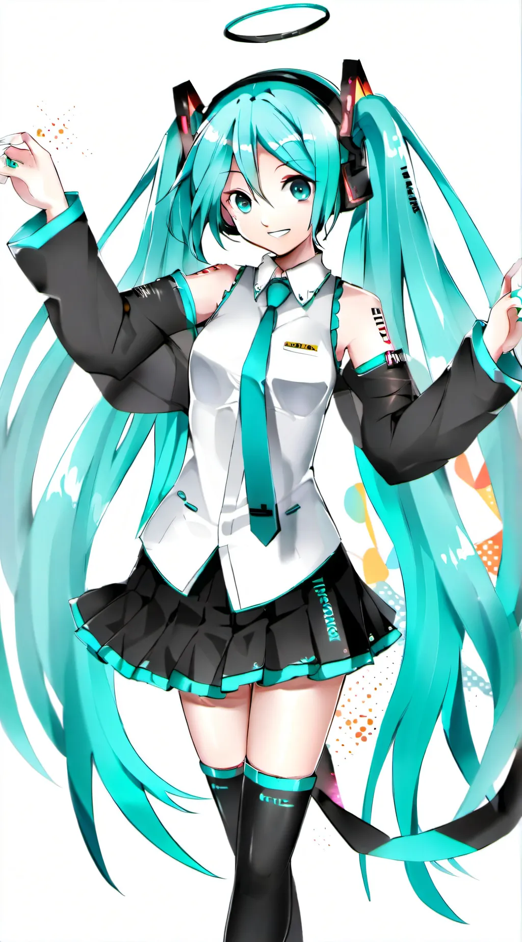 ai character: angel miku background