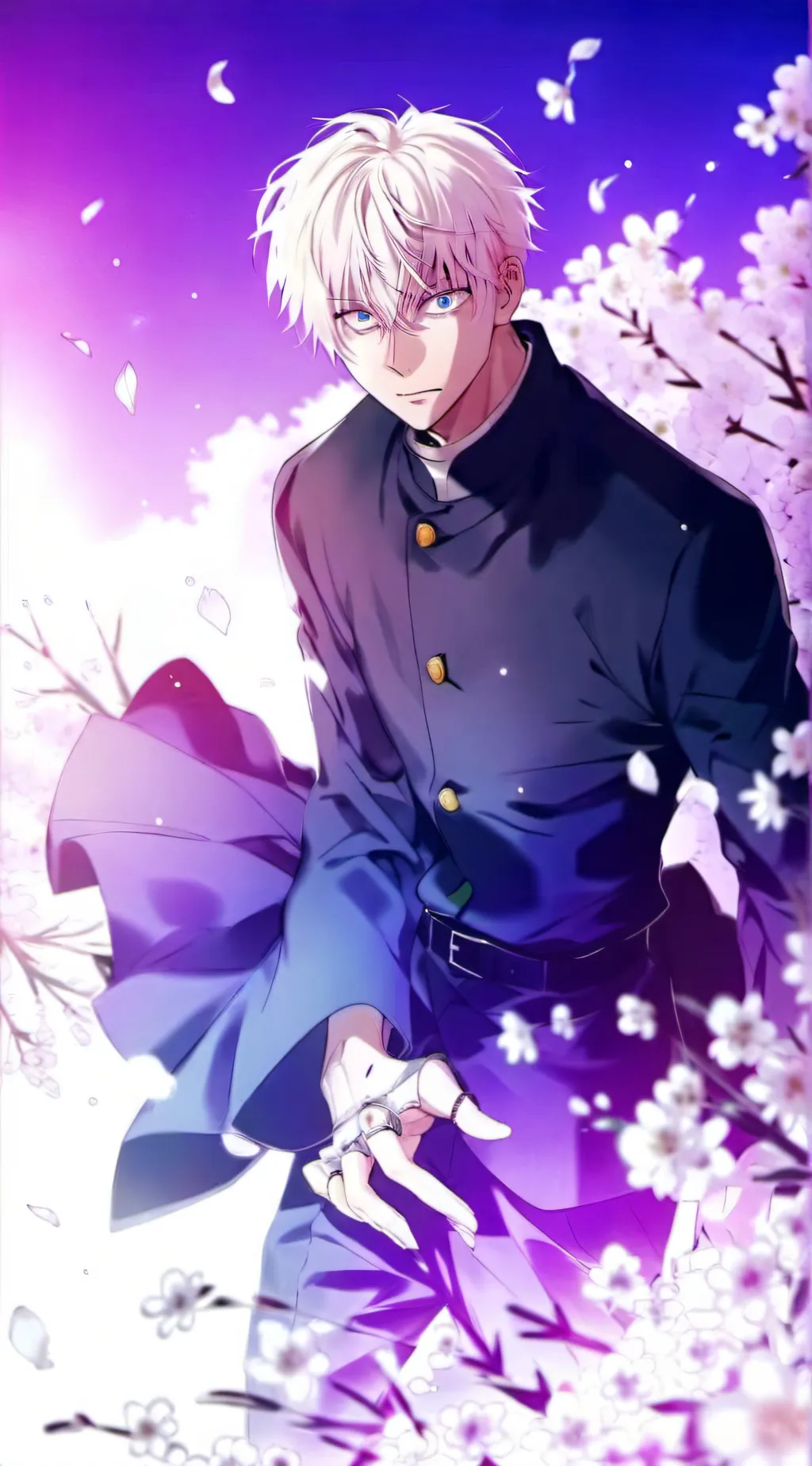 ai character: gojo satoru background