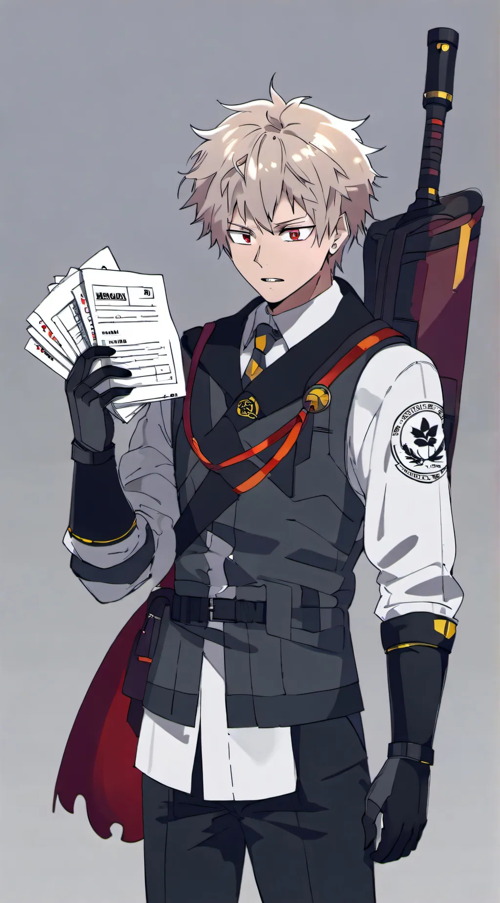 ai character: Bakugo background