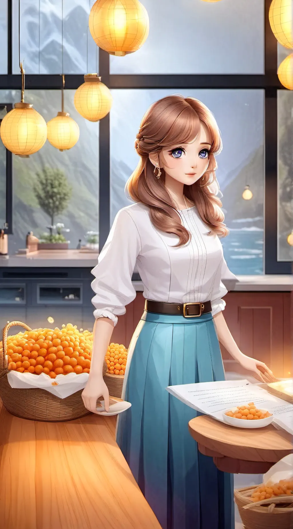 ai character: Yana  background