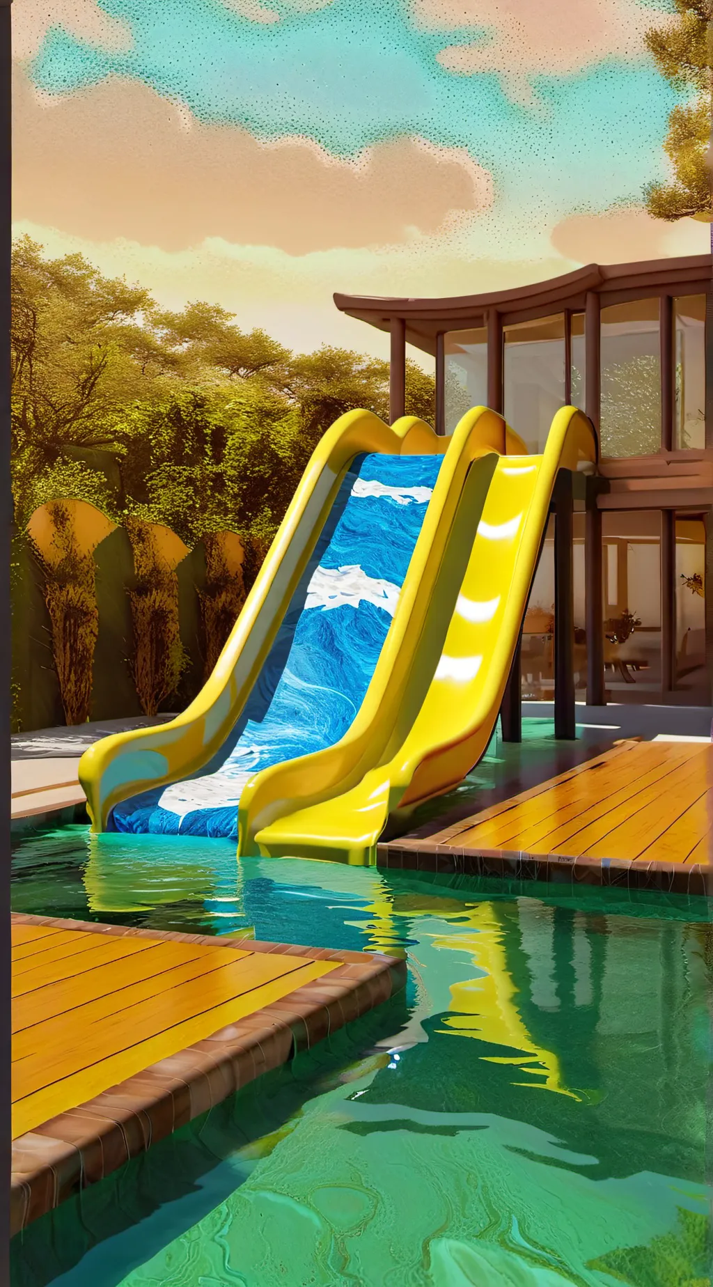 ai character: Weird core  background