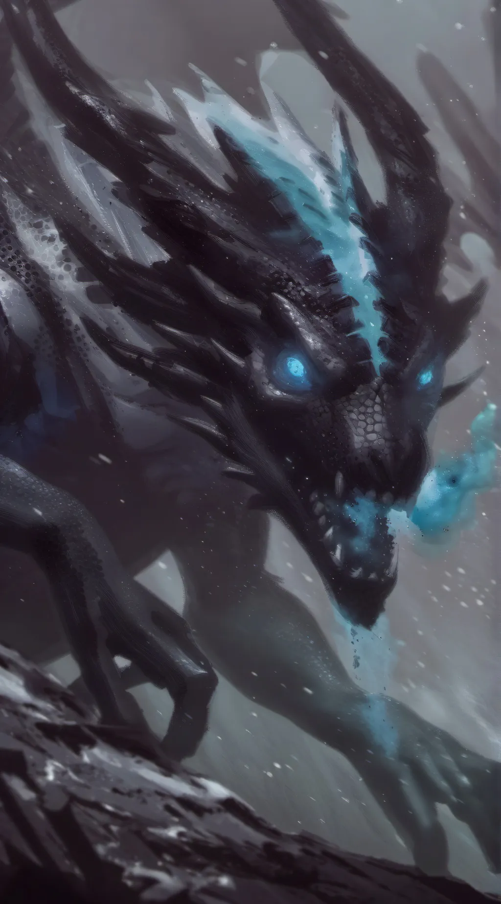 ai character: shadow background