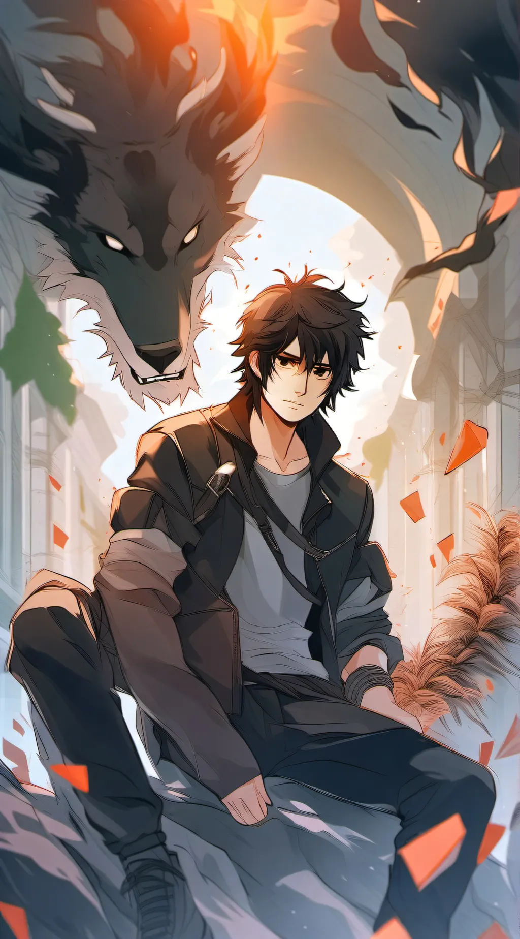 ai character: Nico and Will  background