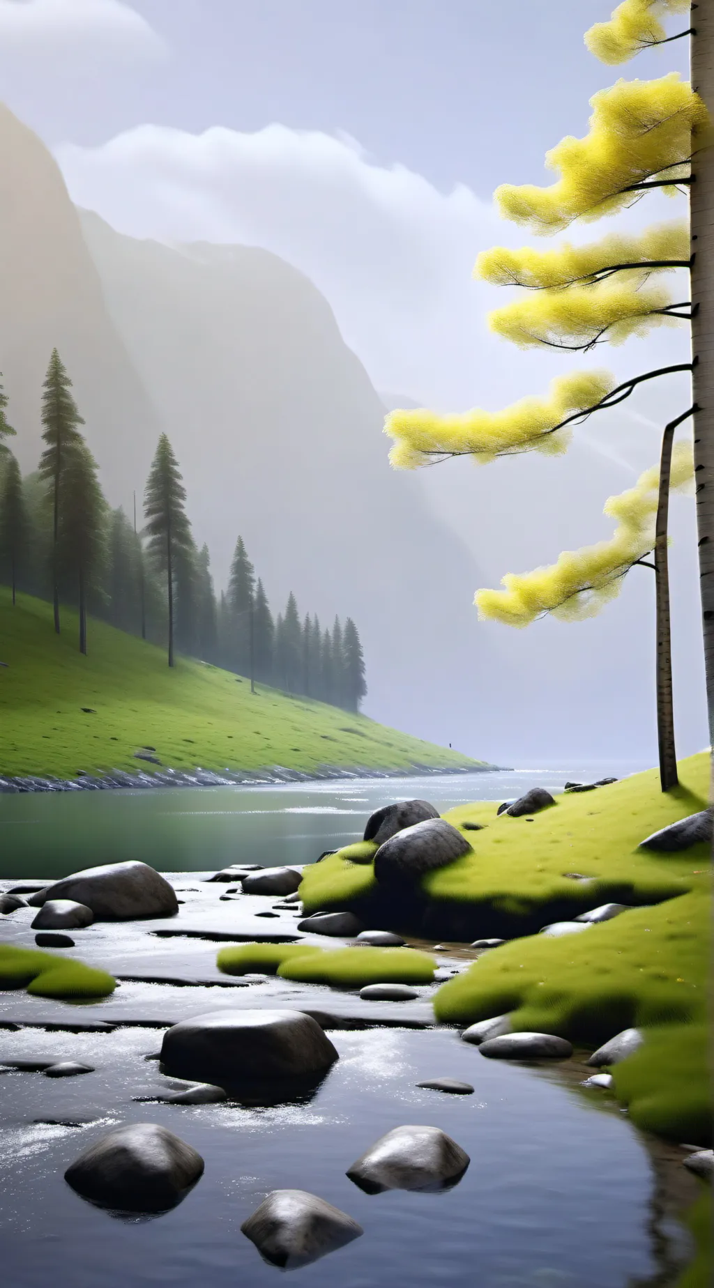 ai character: smiling critters  background