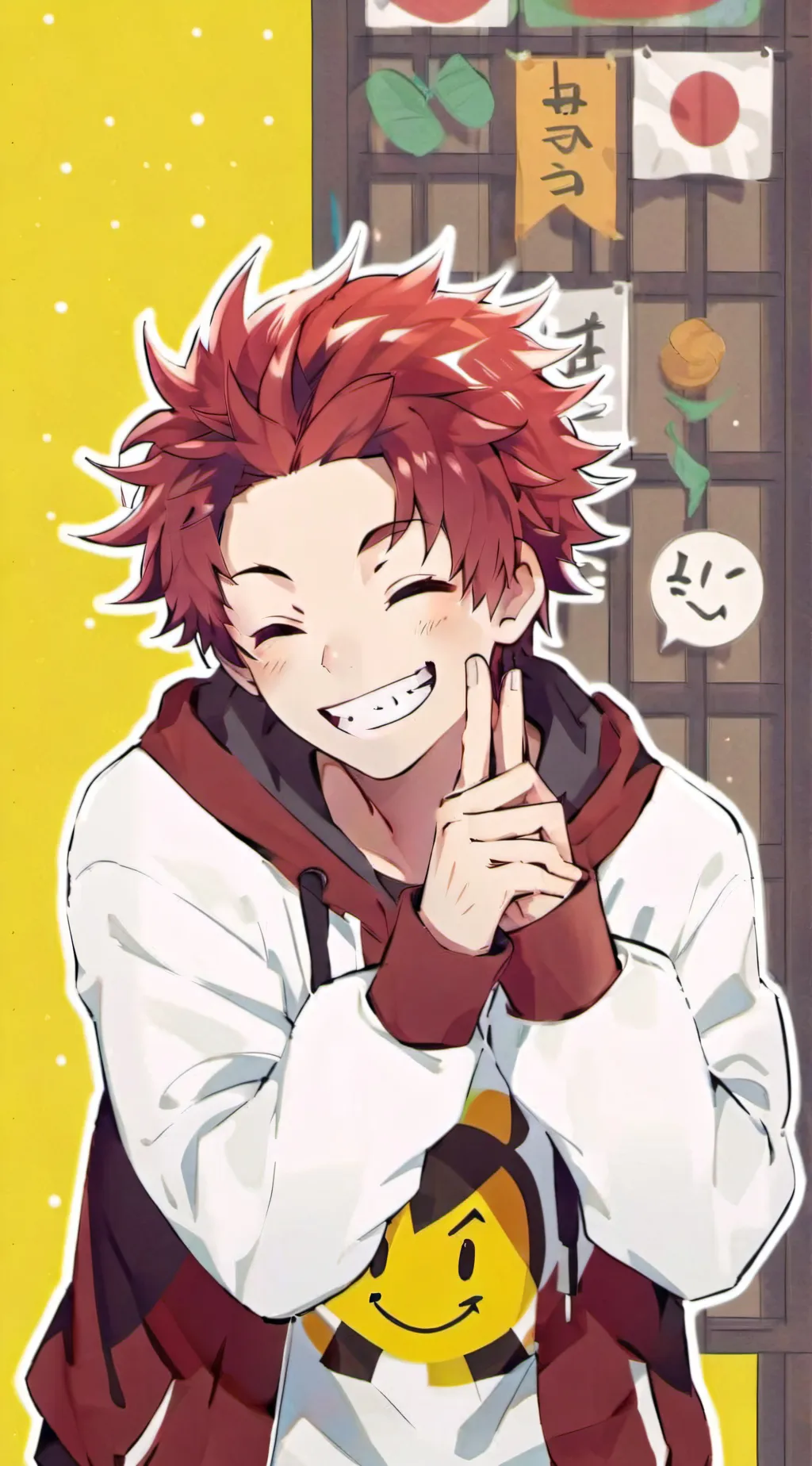 ai character: Ejiro Kirishima background