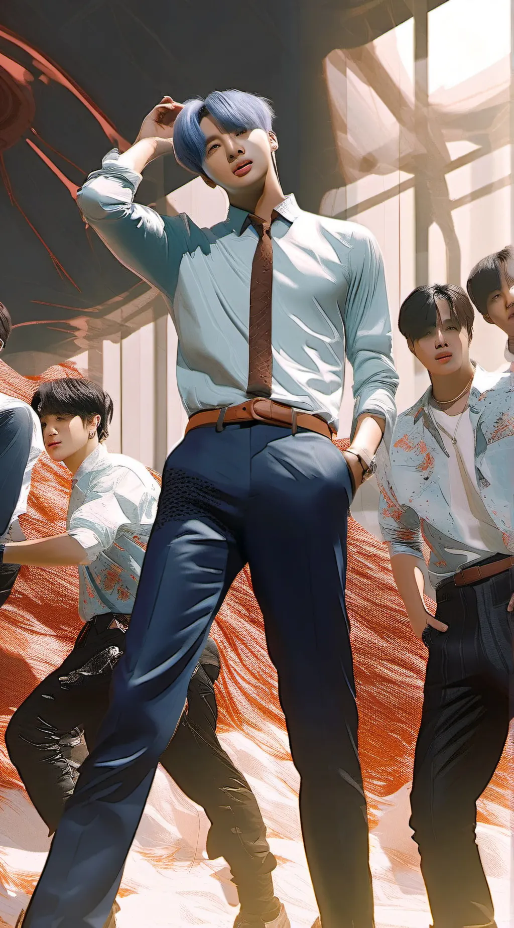 ai character: {☆BTS☆} background