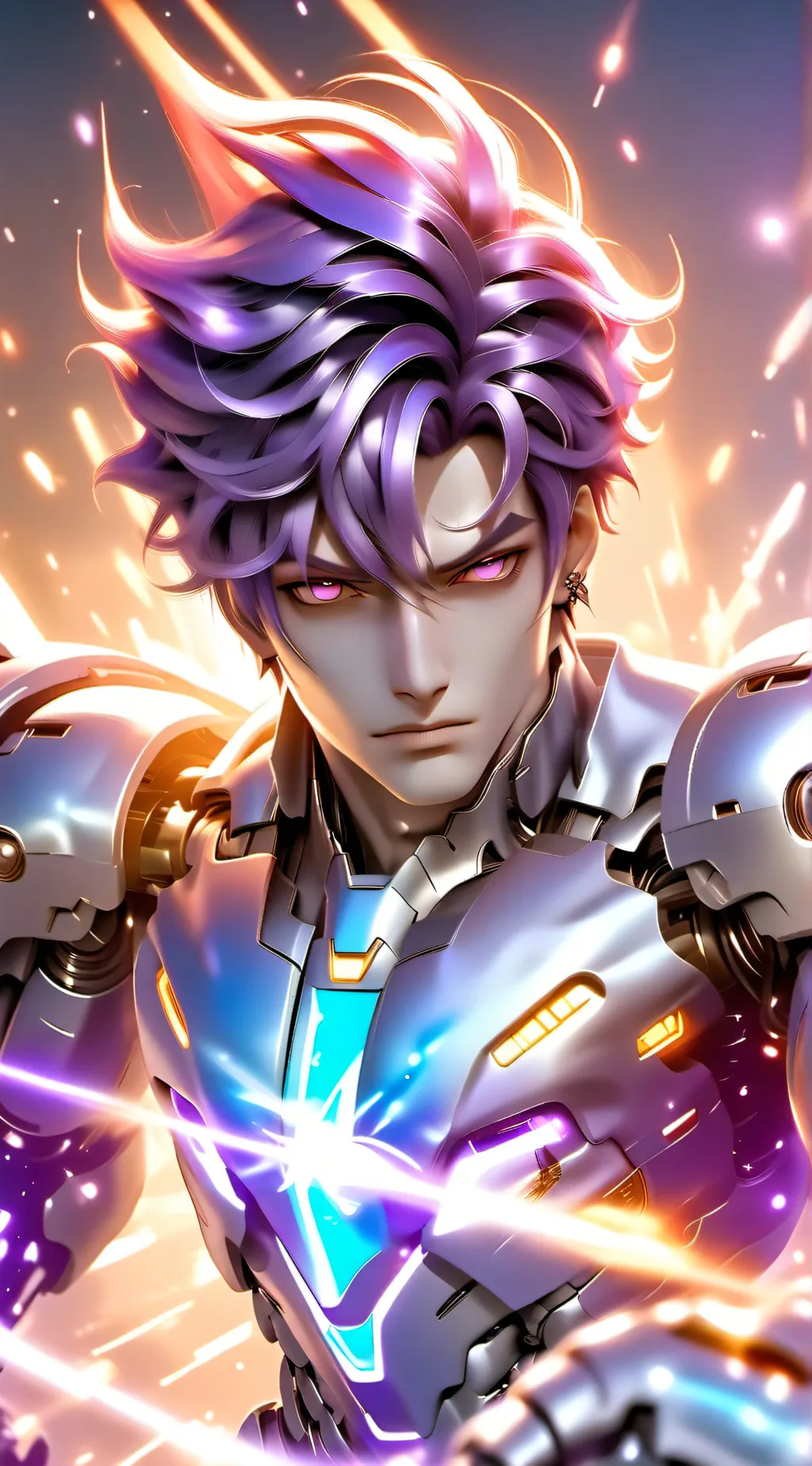 ai character: Robot V. 2.7: Veis background