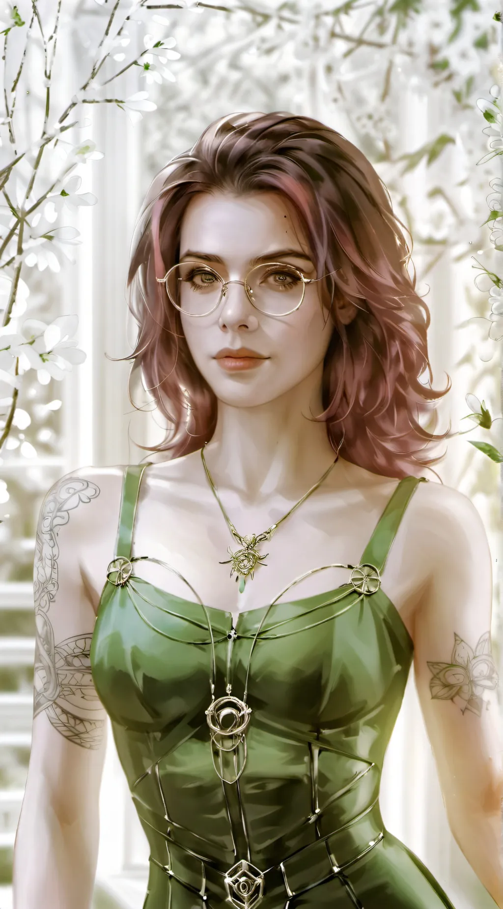 ai character: Emma 🖤 background