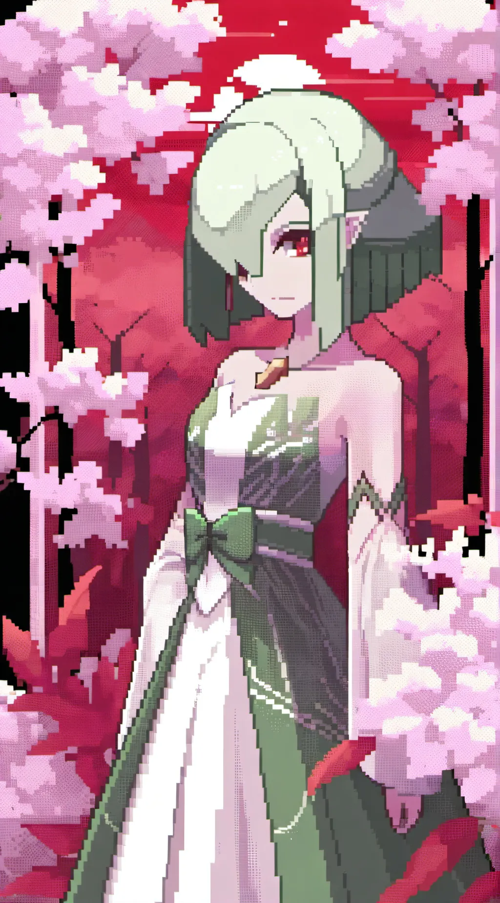 ai character: Gardevoir  background