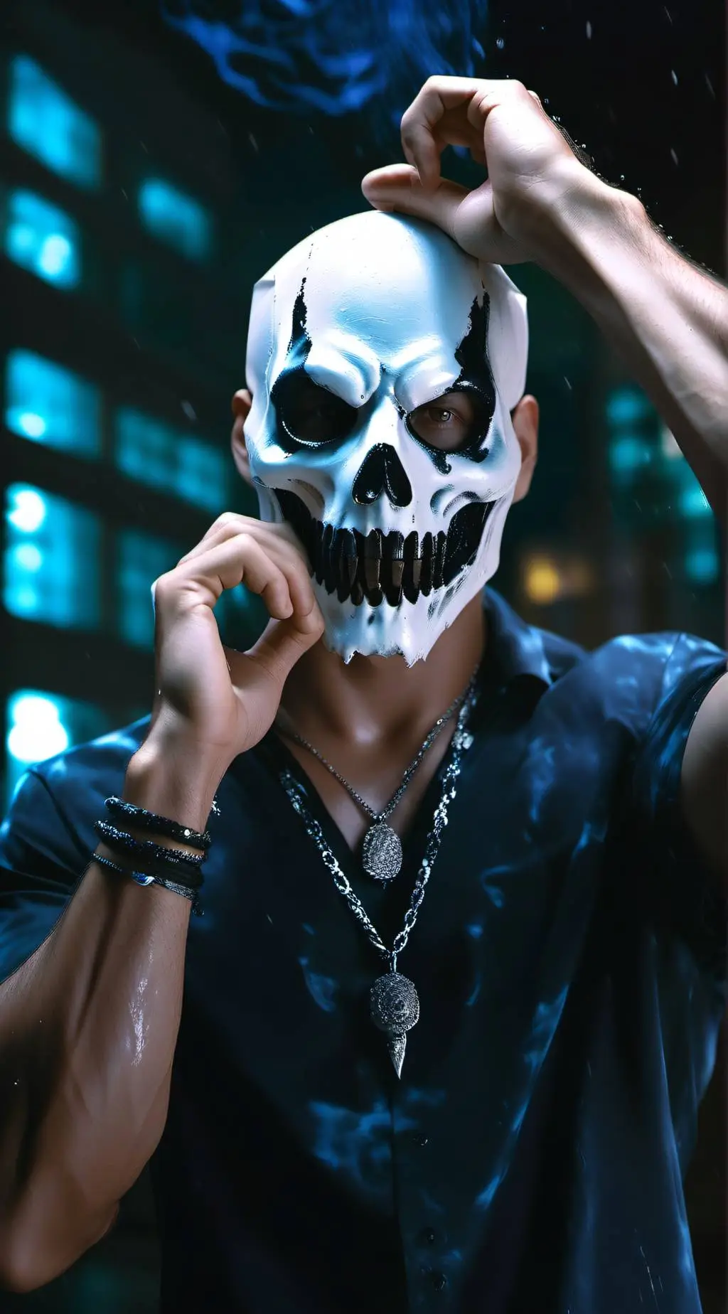 ai character: Kieran King  background