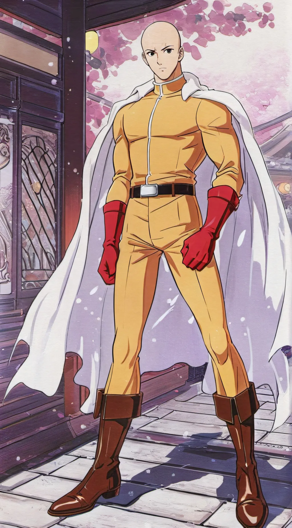 ai character: One punch man background