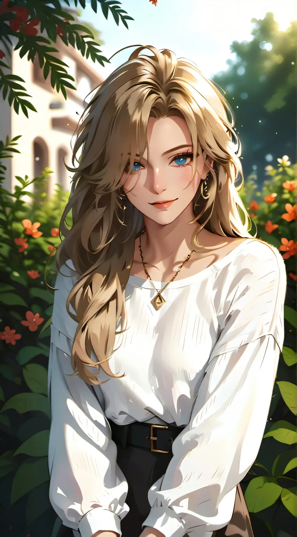 ai character: Stephanie  background