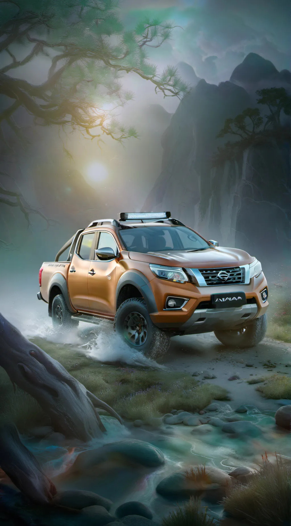 ai character: nissan dealership background